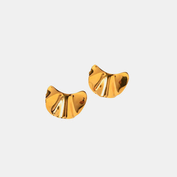 Irregular 18K Gold-Plated Earrings - Fashiofinesse